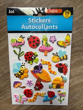 ❤️$4 Jot Pop-Up Stickers Ladybugs & Other Bugs
